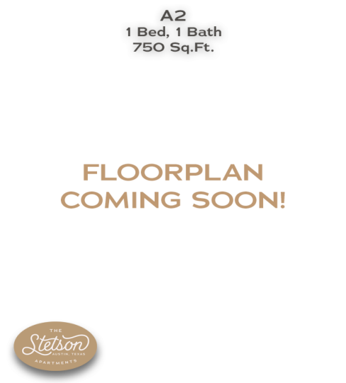 a2 bed bath floorplan coming soon at The Stetson