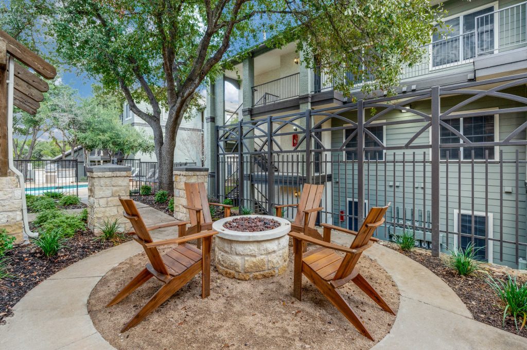 the patio area at The Stetson