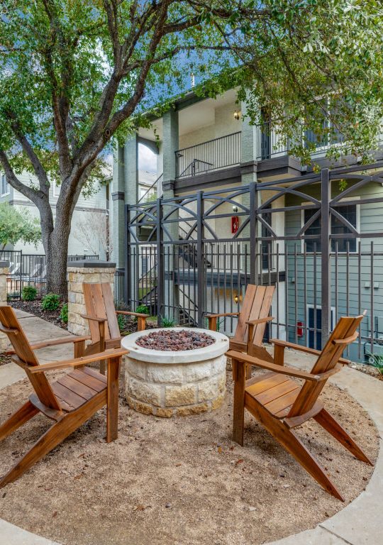 the patio area at The Stetson